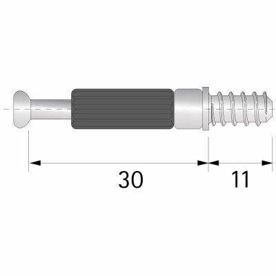 Дюбель ввинчиваемый 6*44 SENZA.