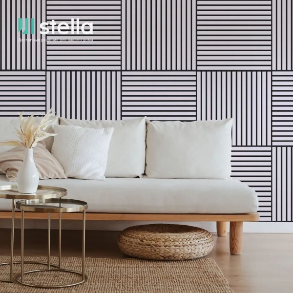 Панель Стеновая Акустическая Stella Comfort Standart белая 600*600*9