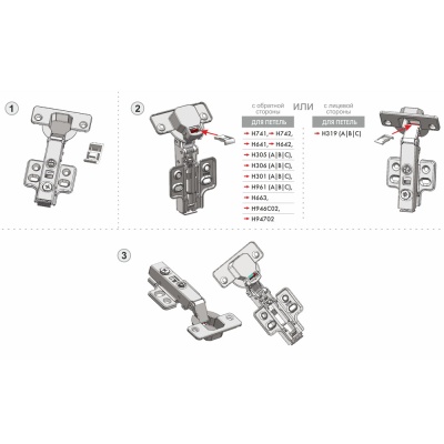 Н87 Ограничитель угла открывания LIMIT BOYARD