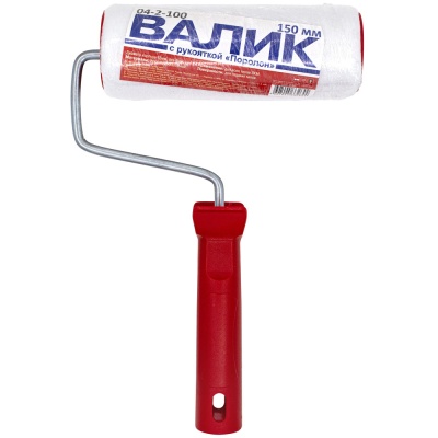 Валик малярный Поролон 150мм d48мм ось 6мм