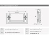033315 Направляющая шариковая Premial ANDANTE с доводчиком H=45 L-500