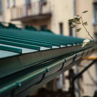 Планка ветровая 100*120 без отбортовки зеленый мох 2м