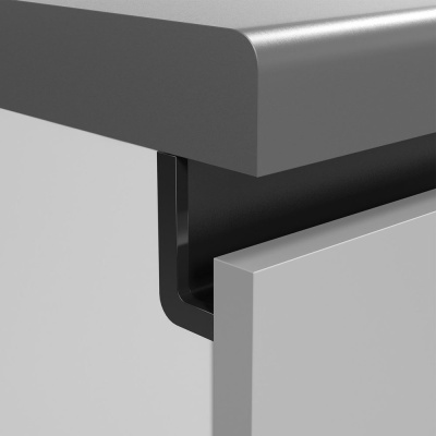 Профиль для кухонных баз L JAZZ 6м золото матовое