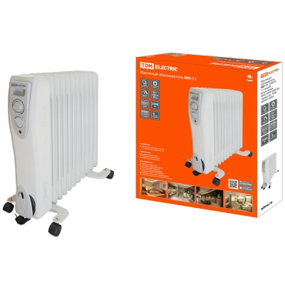 Радиатор TDM МО-11 2500Вт 11 секций термостат