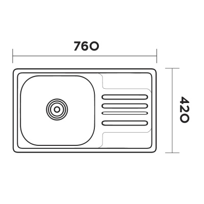 Мойка сетчатая Premial 7642 (0,8) универс.