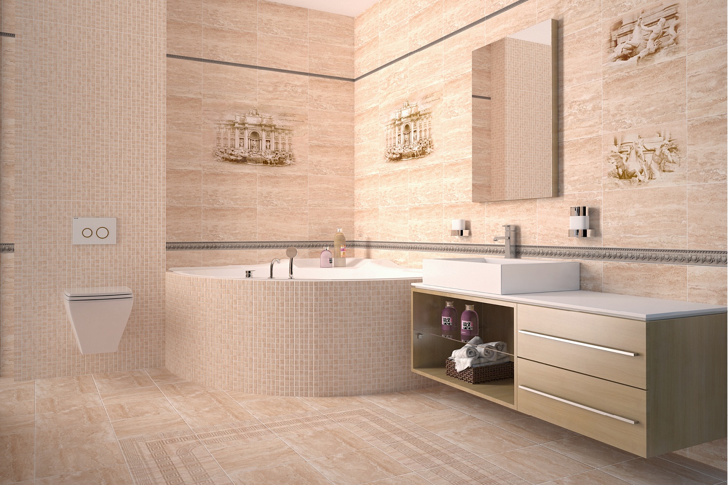 Коллекция плитки Travertin