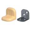 Уголок крепежный дуб молочный с пласт.крышкой (Бежевый)