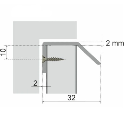 RТ007CP.1/32 Ручка мебельная BOYARD
