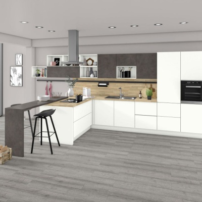 Ламинат Дуб Шерман светло-серый EPL205 8/32 4V EGGER