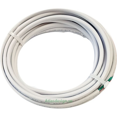 Термостат ATLASDESIGN электрон.теплого пола с датчиком, 10А, шампань