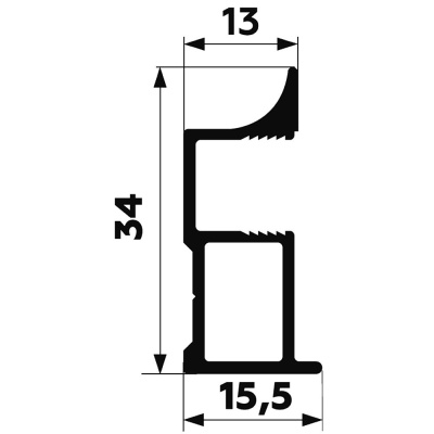 ПРЕМИАЛ ELEPHANT Вертик проф  БЕЛЫЙ муар 5,4м (FOX )