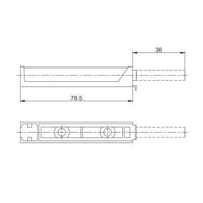 Толкатель пластиковый силиконовый SENZA RUBBER HEAD белый