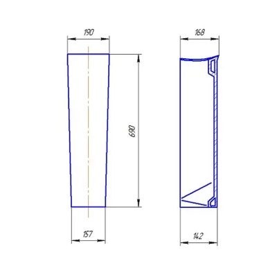 Пьедестал Самарский Белый S1