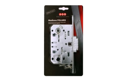 Замок межкомнатный WC с ответ.планкой В02402.05.34 MEDIANA POLARIS