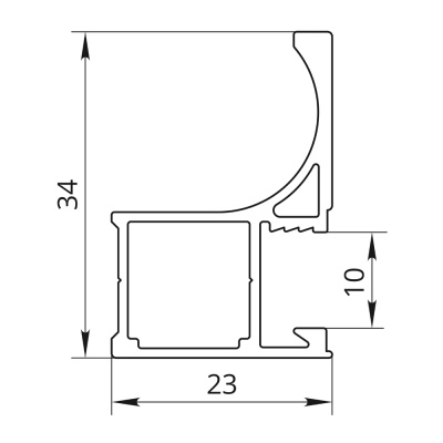 ПРЕМИАЛ Вертик проф Q Премиал ШАМПАНЬ браш 5,4м