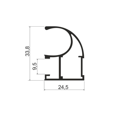 Вертик проф С-асим КОНЬЯК 4,8м