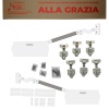 020707 Подъемник Premial ALLA GRAZIA на двойные фасады 700-1040 D 4.9-6.8кг БЕЛЫЙ