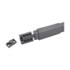 033600 Рейлинг СЕРЫЙ для ящика MAESTRO L500