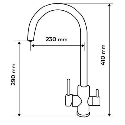 Смеситель SPRF8204 ИРИС графит