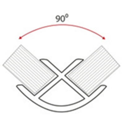 Соединение цоколя угловое 90 черный