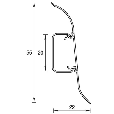Плинтус IDEAL Карагач 311