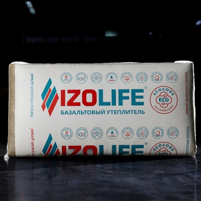 Утеплитель IZOLIFE СТ50 ОПТИМА 1200*600*100мм (6 плит) 0,432м3 4,32м2