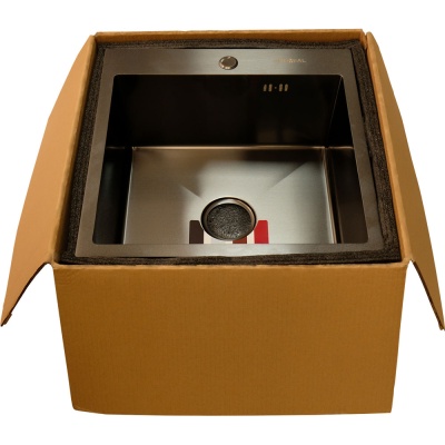 5050 Мойка Even silk graphit Premial без колландера