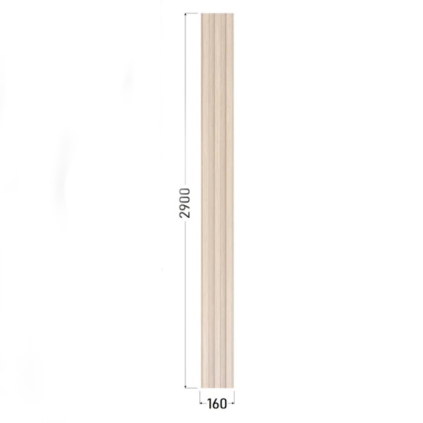 Стеновая реечная панель 3D Дуб зимний 160 мм 45 арт. V61121-3