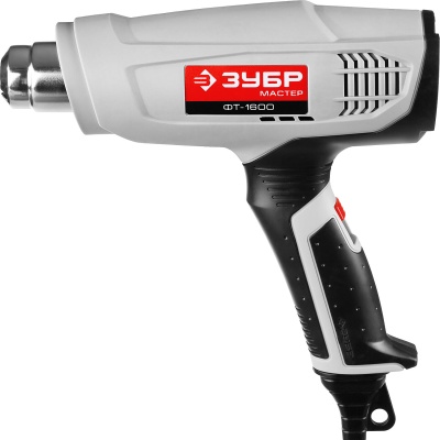 Фен технический ЗУБР Профессионал ФТ-1600, 1600Вт