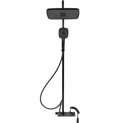 67-0-794 Душевая система  Ремоколор авиац., клавишная, с троп. душем, лейкой, гигиен.душ, излив в корпусе 35мм