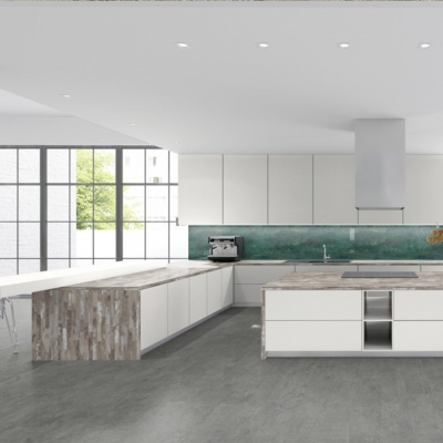 ДАНА 9742 Столешница 3050*600*38мм 1U ВЛГ Кумана