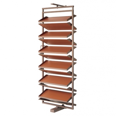 Обувница поворотная на 360 градусов NUOMI, RALPHIE, Цвет Серый, В1910-2110 мм(4)(3 коробки)