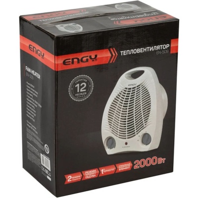 Тепловентилятор Engy EN-509 2кВт, спирал.нагрев., 3реж., ручка, термостат
