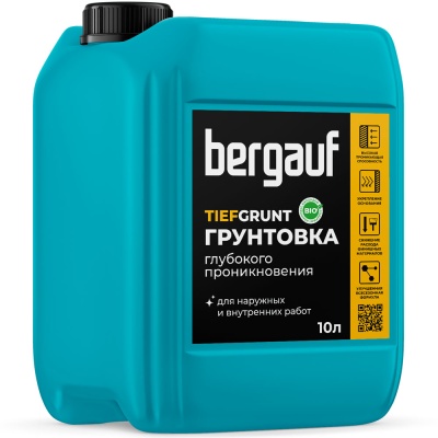 Грунтовка глубокого проникновения Bergauf TIEFGRUNT 10л