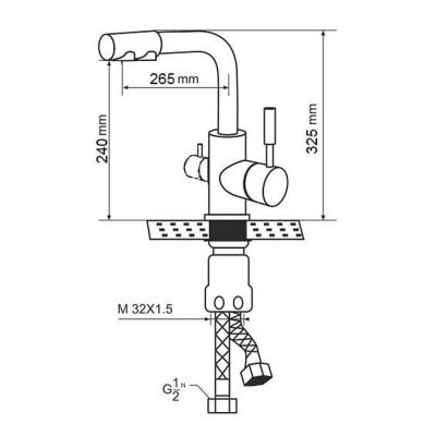 Смеситель SPRF8201 ЛОРЕН полированный