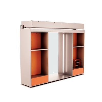 Полка косметическая с электроприводом серии Violet, Ширина 956 мм.(3)