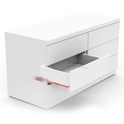 Направляющая SMART SLIDE PUSH OPEN 400мм полного выдвижения (Турция)