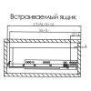 Направляющие SENZA Sincrono 500 (скрыт монтаж полного выдвижения синхрон 3D clip тип В, 10шт/уп)