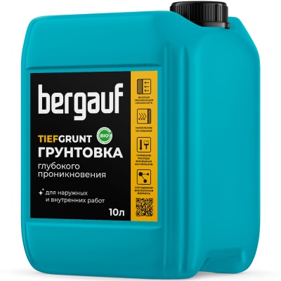 Грунтовка глубокого проникновения Bergauf TIEFGRUNT 10л
