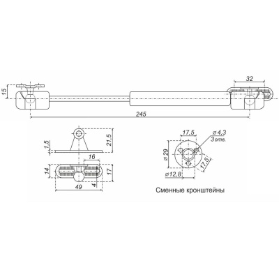 GL105GR/100/1 Газ лифт BOYARD