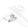 033346 Направляющие шариковые скрытого монтажа PREMIAL MORENDO push-to-open 550мм