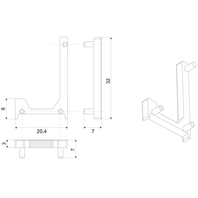 RZ106.01BL Заглушка боковая ZnAl BOYARD