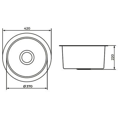 4242 Мойка ROMANCE GRAPHIT PRODIGY