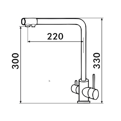 Смеситель для кухни МЕЙТАР АСТЕРОИД