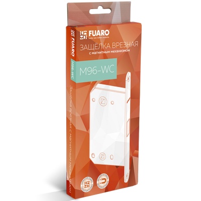 Защелка врезная MAGNET M96WC-50 BLчерный