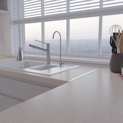 ДАНА 3042 Столешница 3050*600*26мм 2U Семолина Бежевая