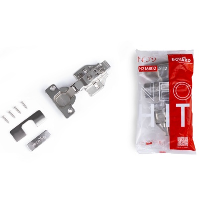 H316B02/5112/17/H8CP/H7CP/BOYARD (Петля c аморт. NEO в инд. уп. Clip-on 90 град. d35)