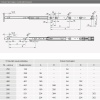 033314 Направляющая шариковая Premial ANDANTE с доводчиком H=45 L-450