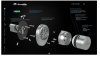 Замок электронный ROTATOR EL.RT01.01 BL черный