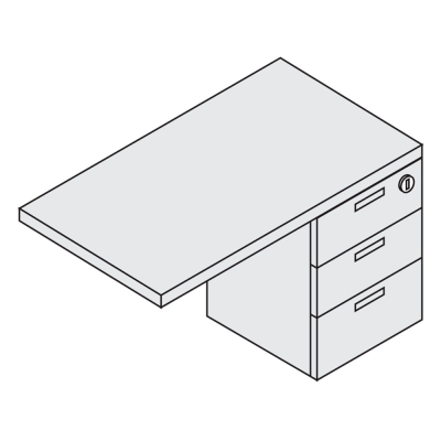 Z409CP.4/500 Центральный замок на 3 ящика с крепл. к фасаду BOYARD